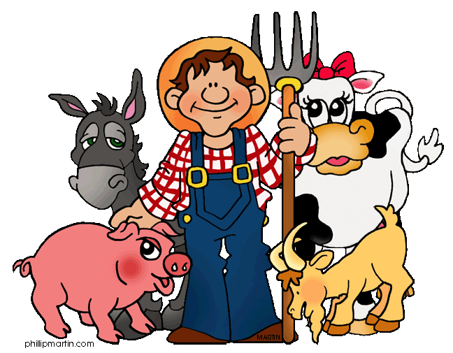 Domestic animals clipart free.