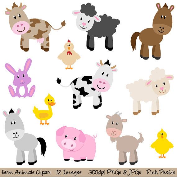 Domestic animal clipart.