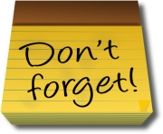 REMINDER Clipart Free Images.