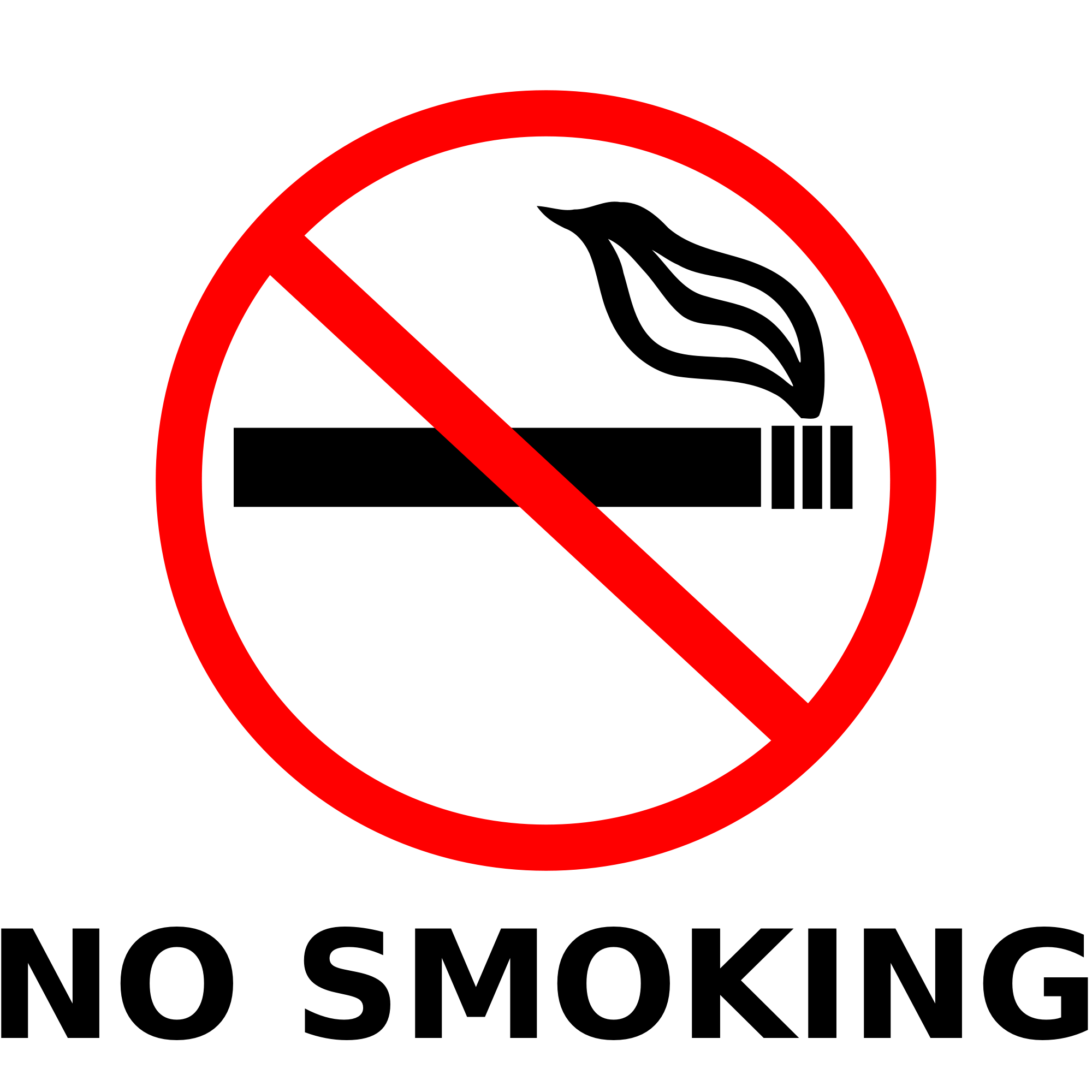 No Smoking Sign Clipart.