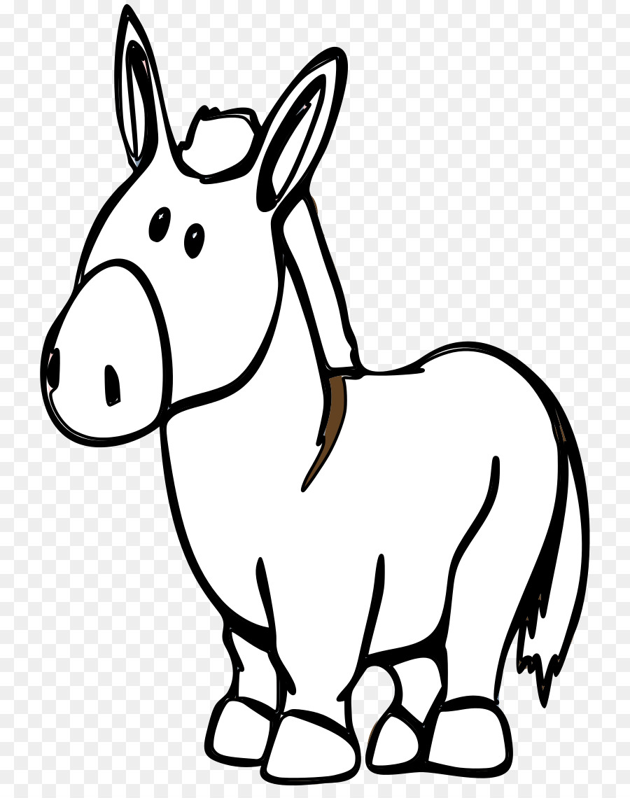 Donkey clipart drawn, Donkey drawn Transparent FREE for.