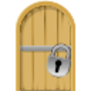 Door lock clip art.