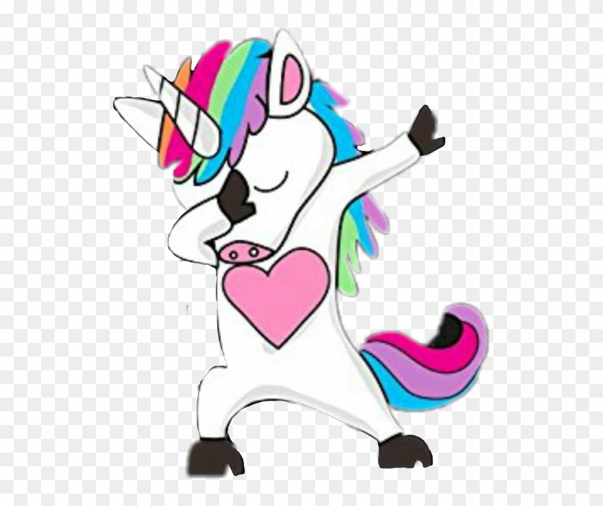 Dabbing Unicorn Dab Clipart (#1144120).