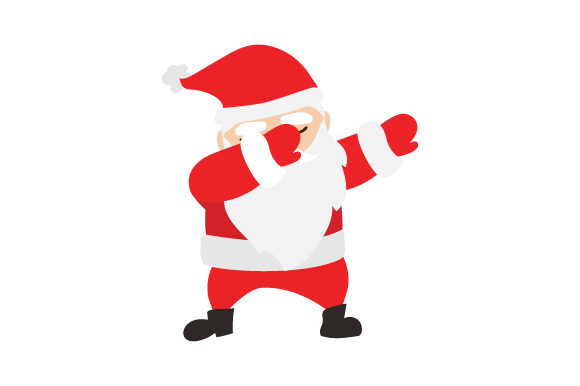 Dabbing Santa Claus.