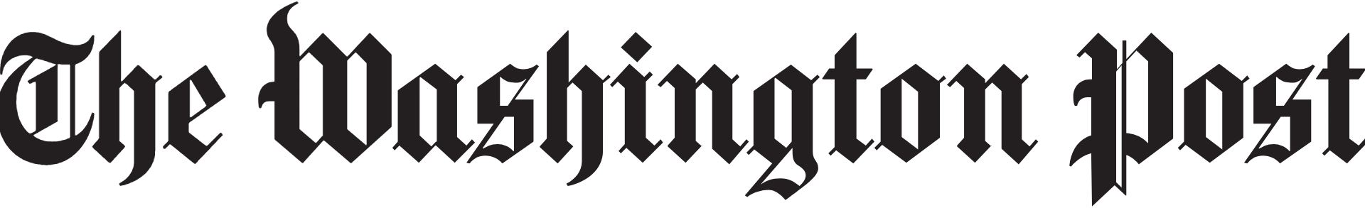 Washington Post logo font?.