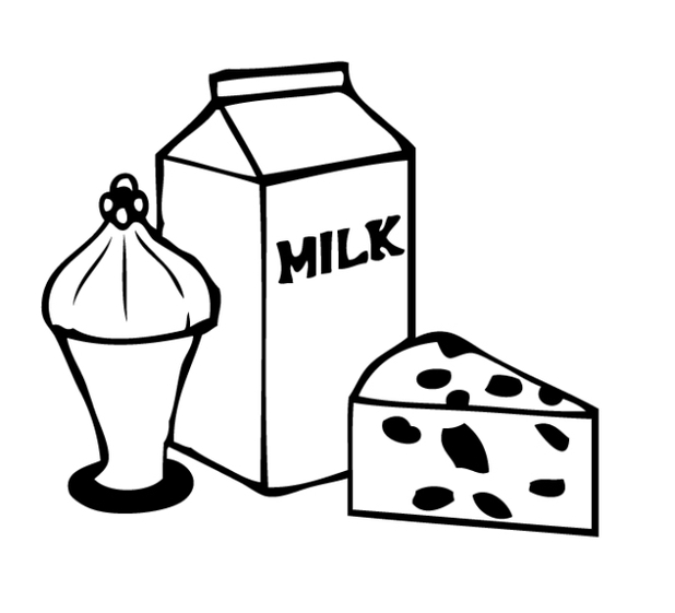 Similiar Dairy Clip Art Black And White Keywords.