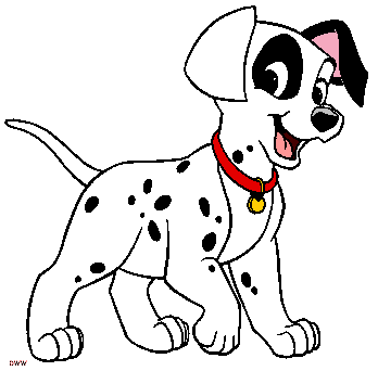 101 dalmatian clipart.