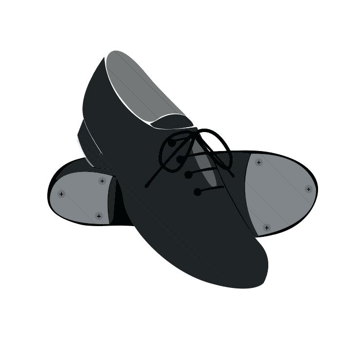 clipart dance shoes.