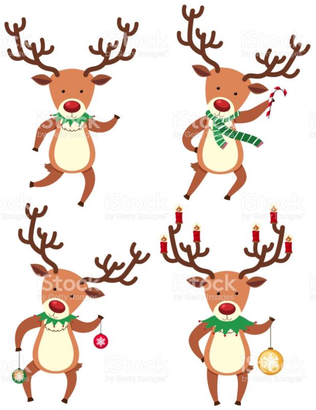 4675 Reindeer free clipart.