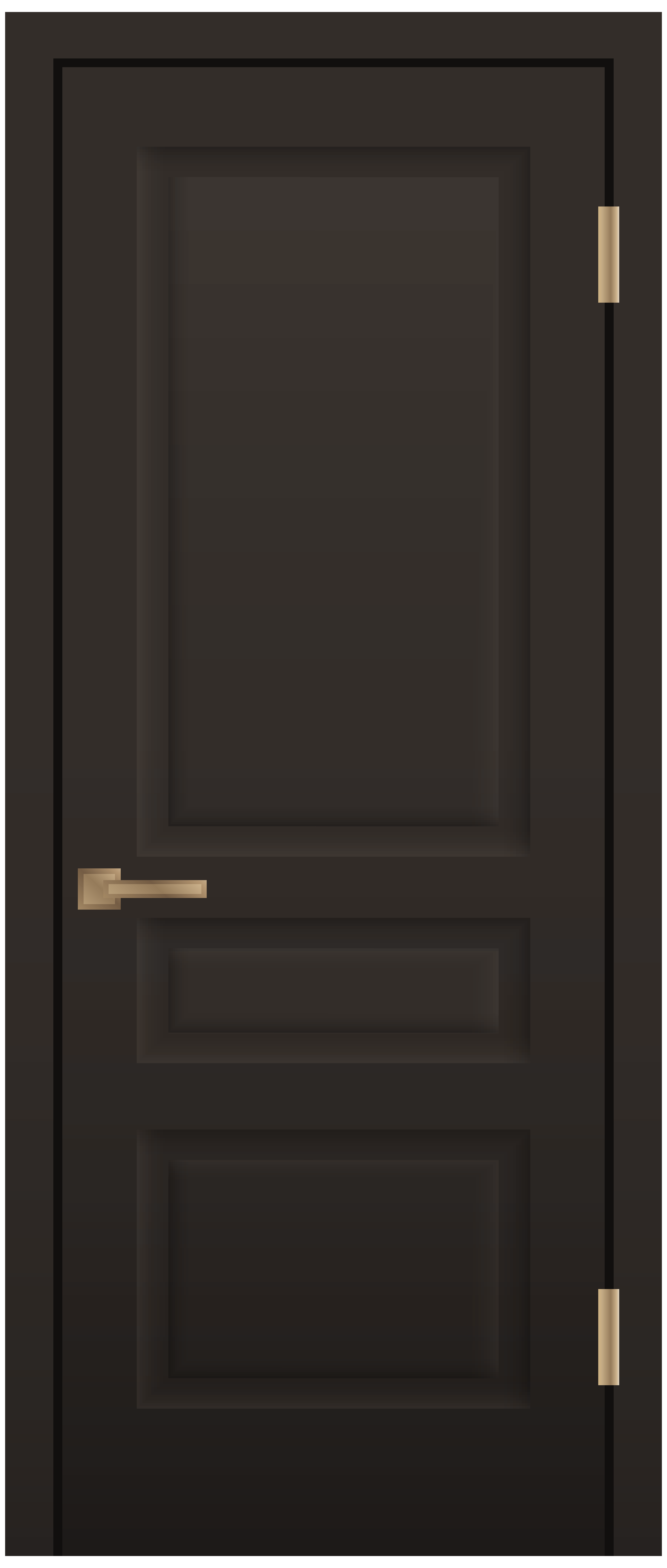 Dark Door PNG Clip Art.