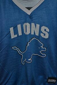 Details about Detroit Lions NFL Flag Reversible Football Jersey Youth XL  Old Logo Throwback.