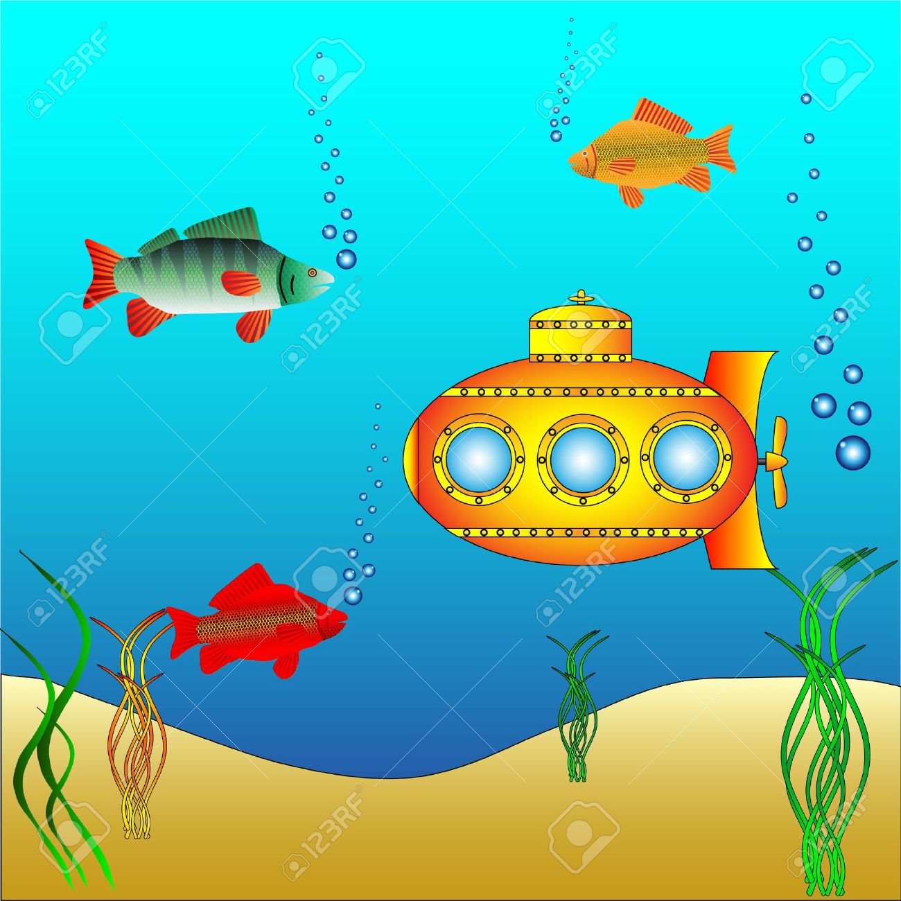 Deep water clipart.