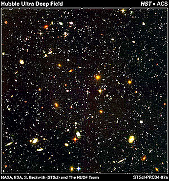 Hubble deep field high resolution clipart.