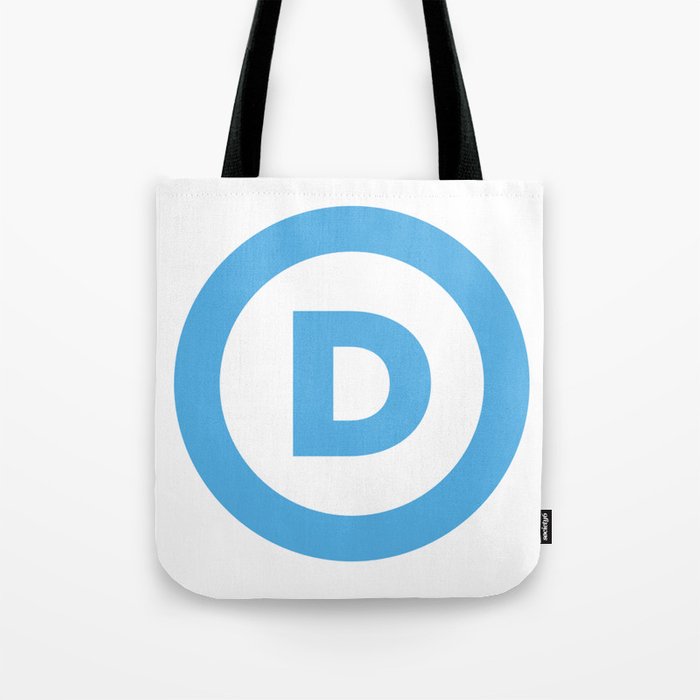 Democratic Party Logo Tote Bag by limitlessdesign.