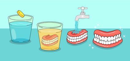 Denture Free Vector Art.