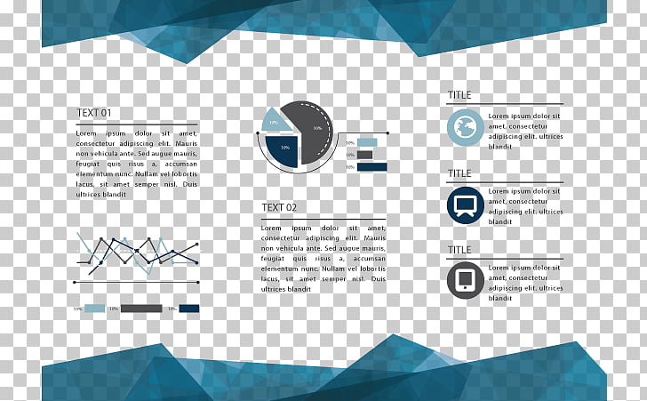 Paper Brochure Graphic design, Abstract polygon trifold, pie.