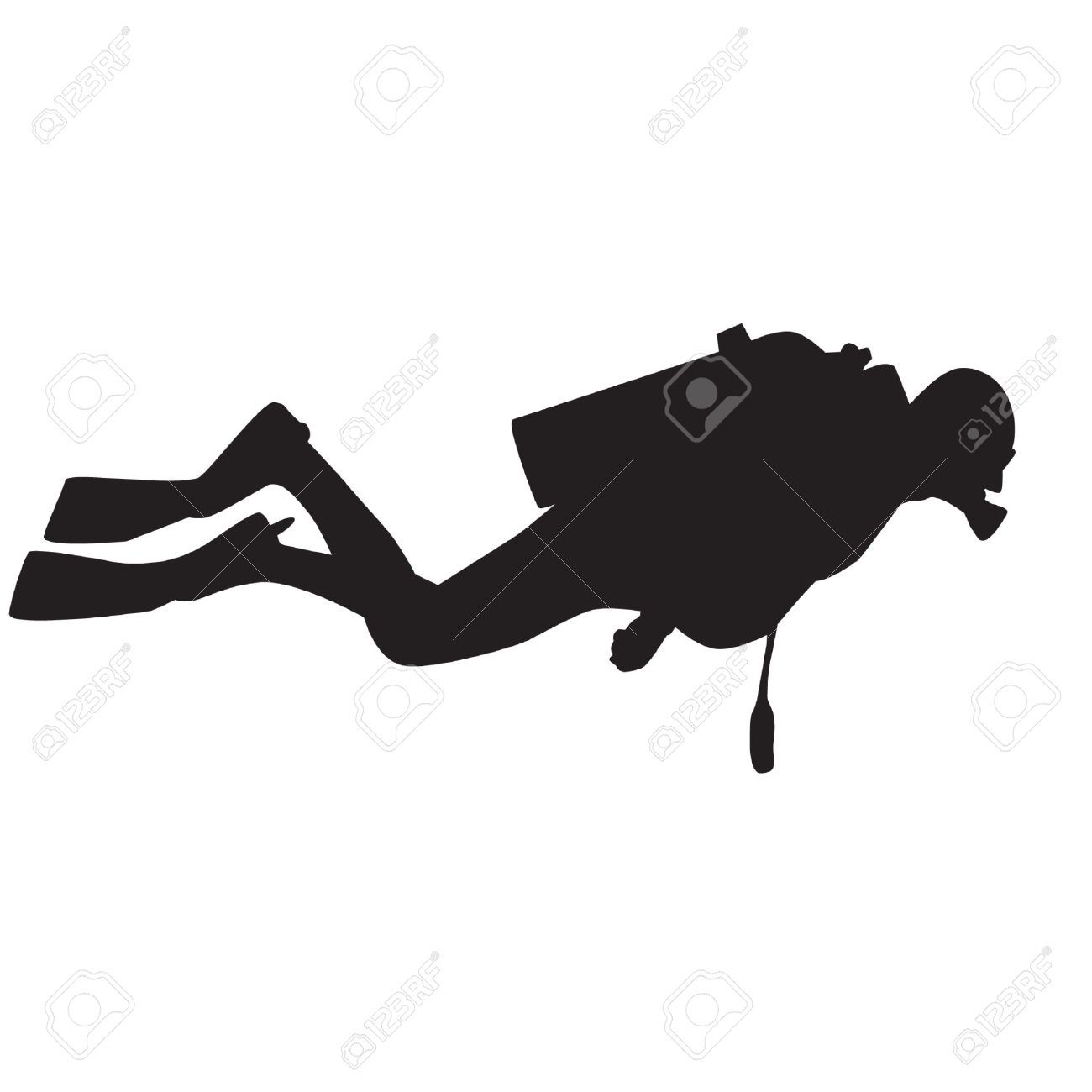 Scuba Diver Clipart Free.