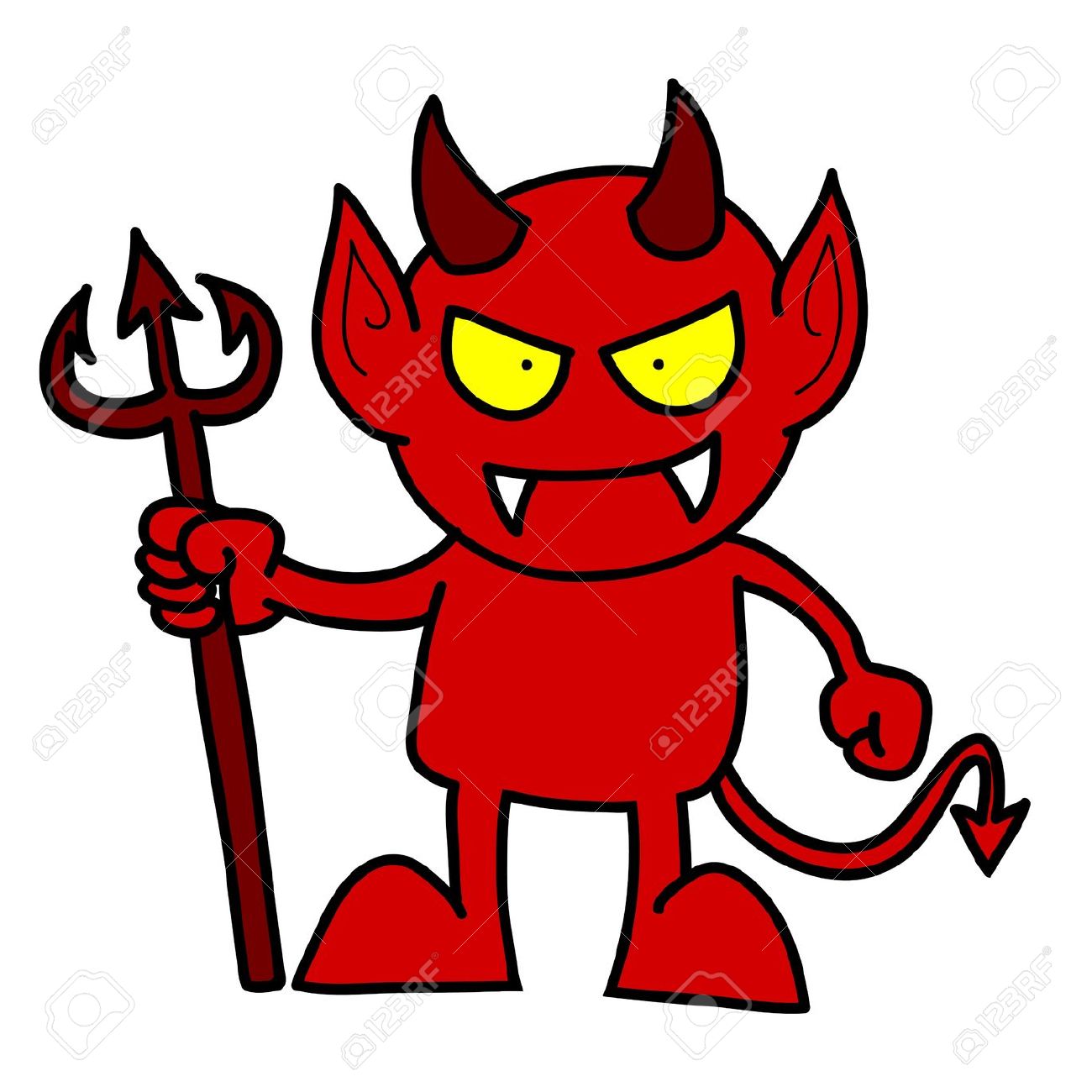 Halloween Devil Clip Art.