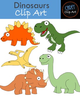 Dinosaurs {Clip Art + Board Game}.