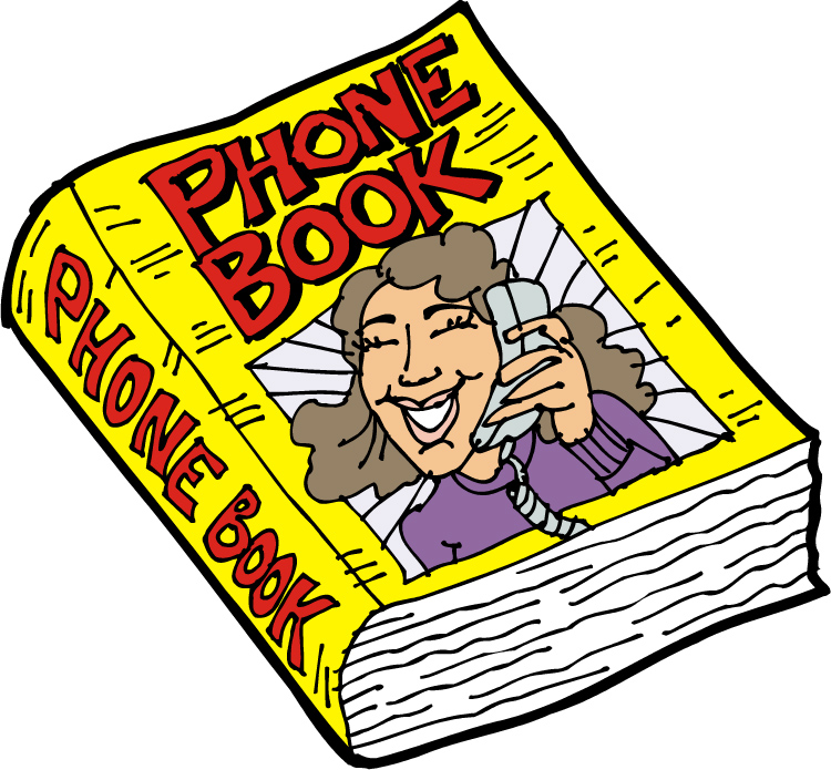 Phone Book Clip Art.