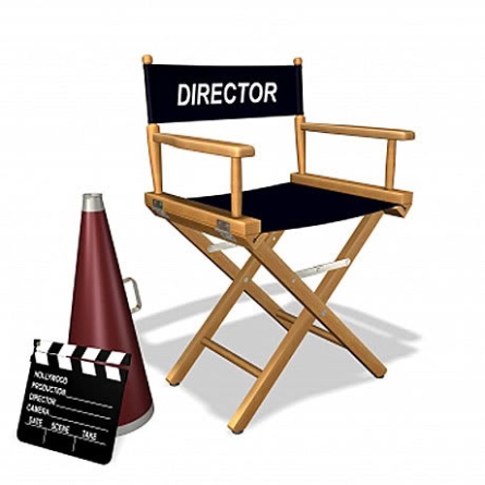 Directors Chair Clipart.