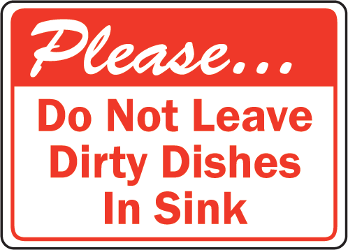 Clipart No Dishes In Sink.