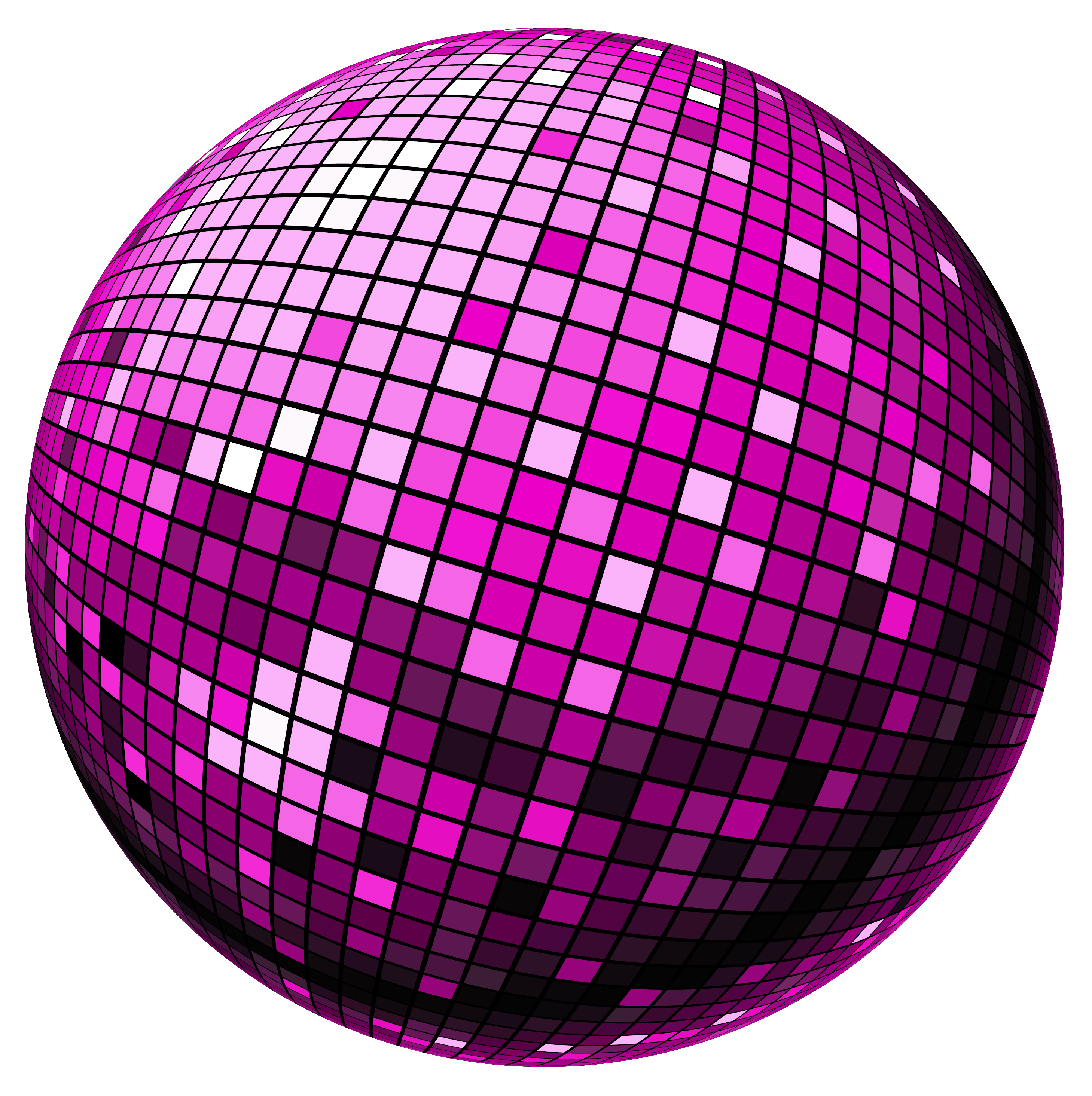 Disco Ball PNG Vector Clipart.