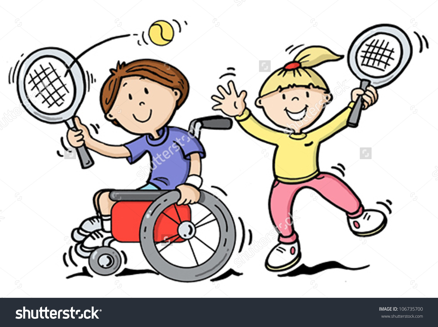 Disability Children Clipart.