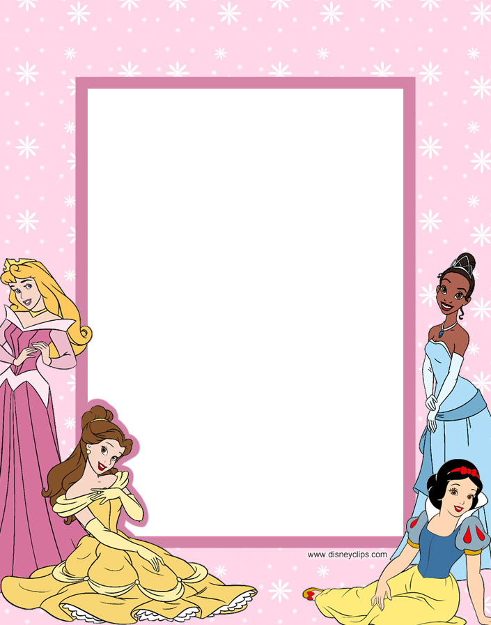 princess frame. clip art digital frames princess frames pink.