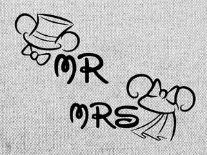 Disney wedding svg, disney just married svg, disney wedding clipart, disney  couple svg, just married svg, dxf, png.