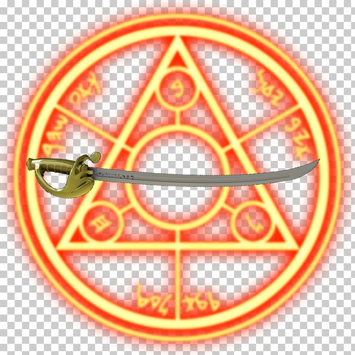 Doctor Strange Symbol Magic circle, stone cold, gold handle.