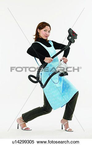 Stock Image of Cut Out, Jeans, White Background, Cleaning, One.