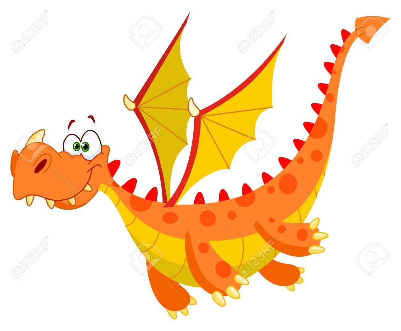 Flying Dragon Clipart.