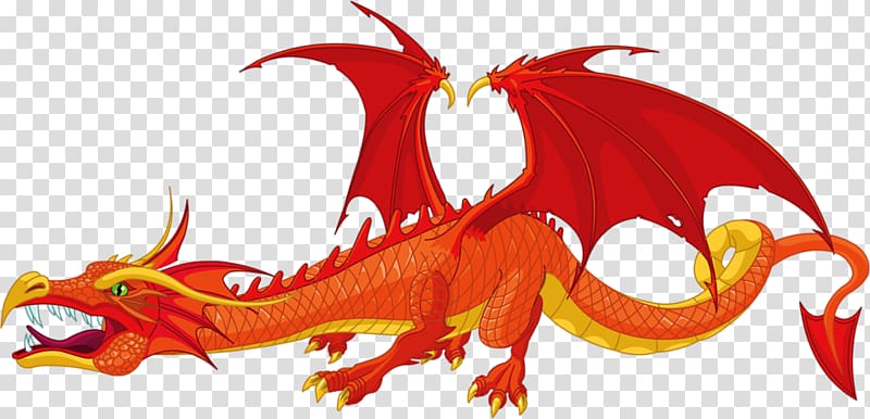 Dragon , Red Dragon transparent background PNG clipart.