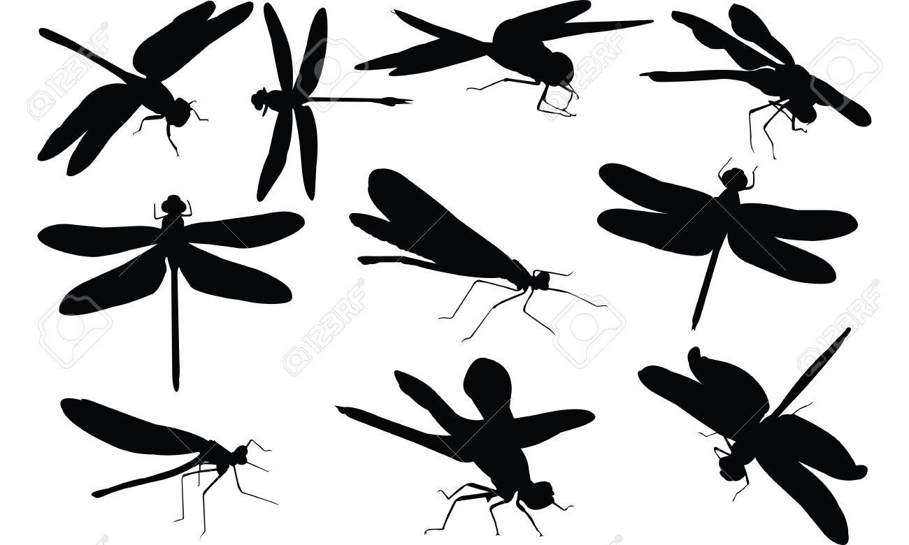 Free clipart dragonfly silhouette 3 » Clipart Station.