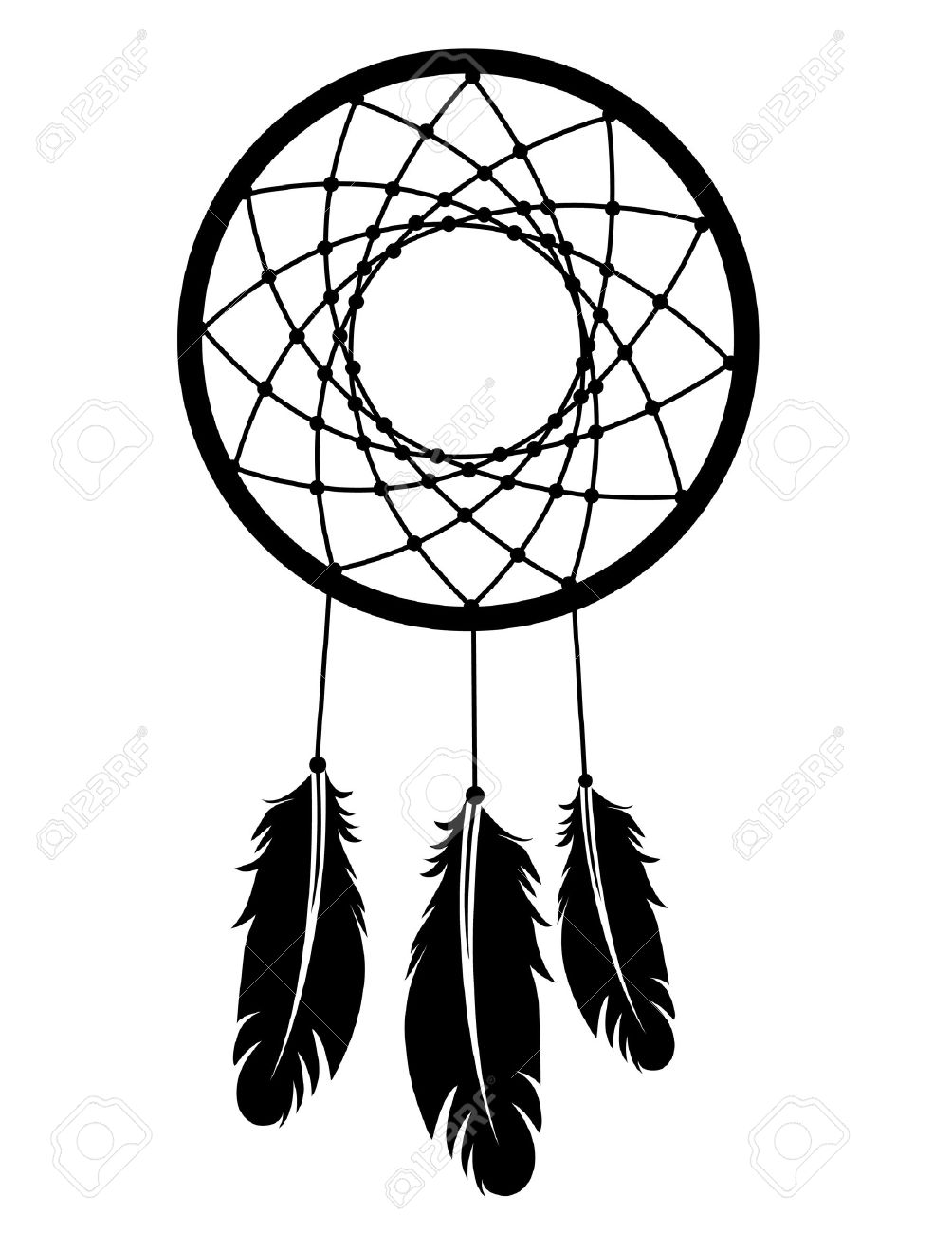 Dream catcher clip art.