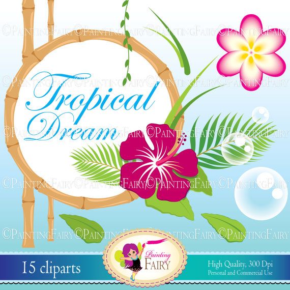 Paradise Holiday Clipart.