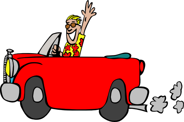 Teenage Driver Clipart.