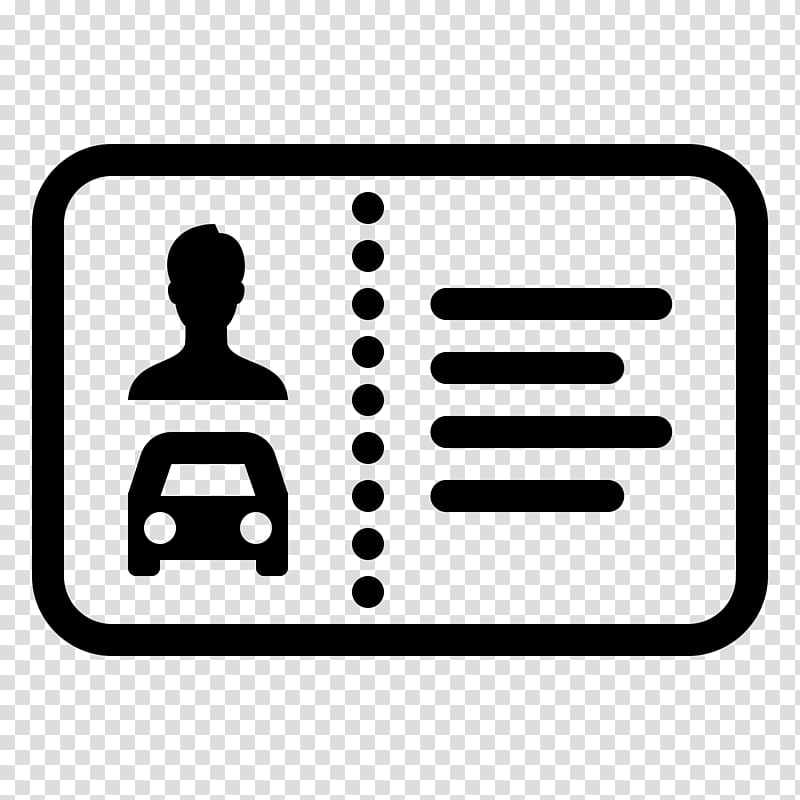 Identification card , Car Computer Icons Driver\\\'s license.