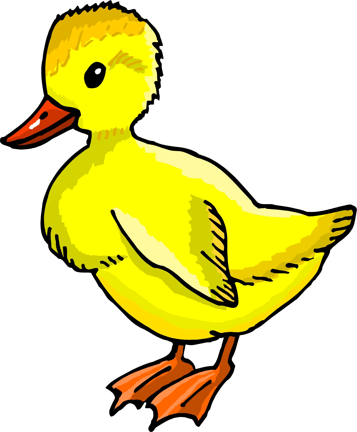 Duck And Ducklings Clipart.