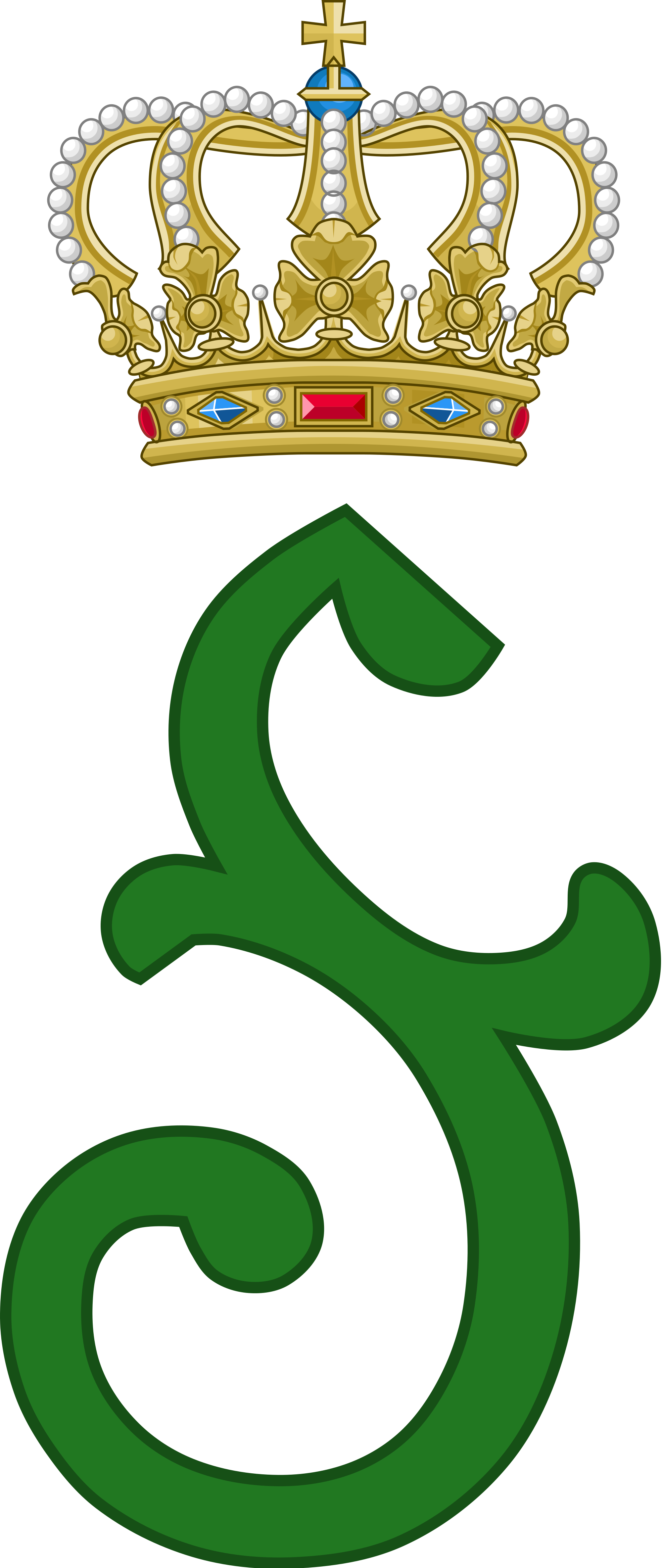 File:Royal Monogram of Friedrich I, Duke of Anhalt.svg.