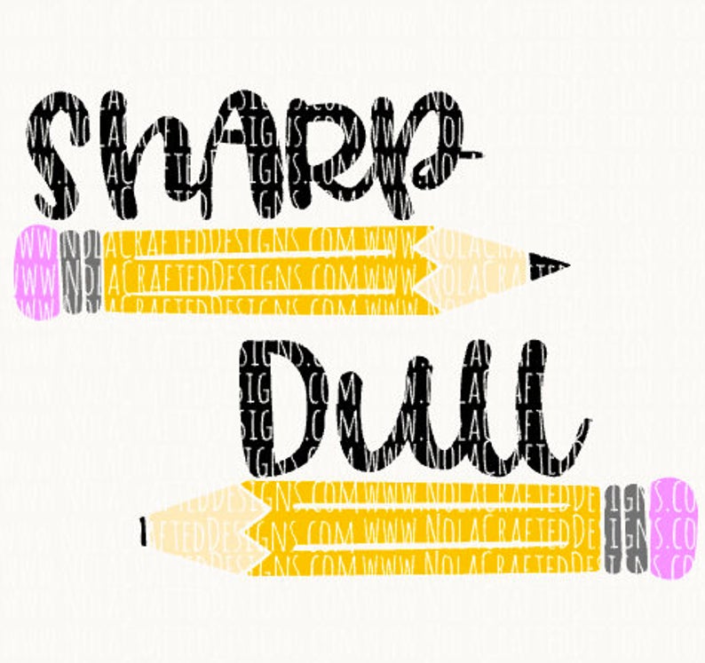 Sharp Pencil Svg.