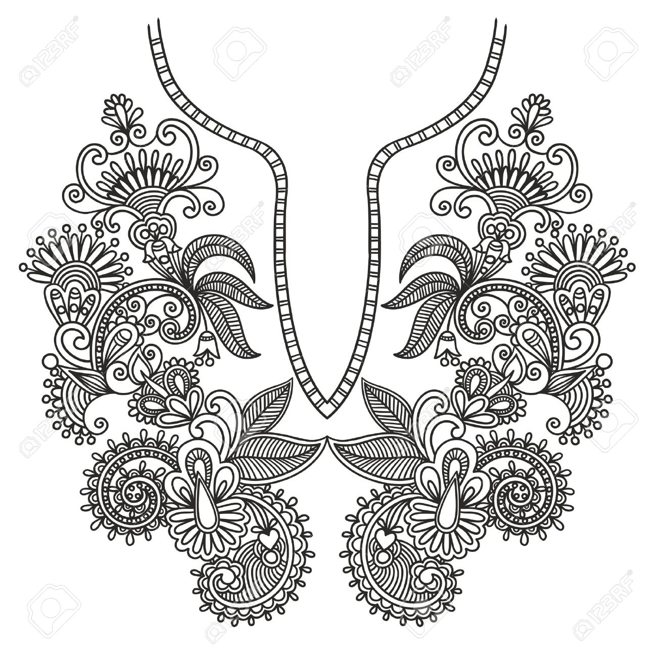 47,546 Embroidery Pattern Stock Vector Illustration And Royalty.