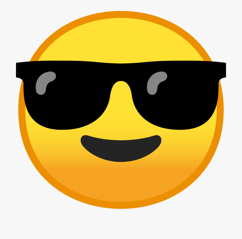 Sunglasses Emoji Clipart.