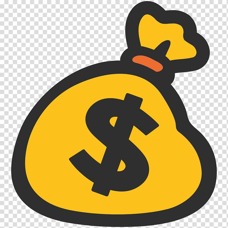 Dollar pack , Money Bag Emoji transparent background PNG.