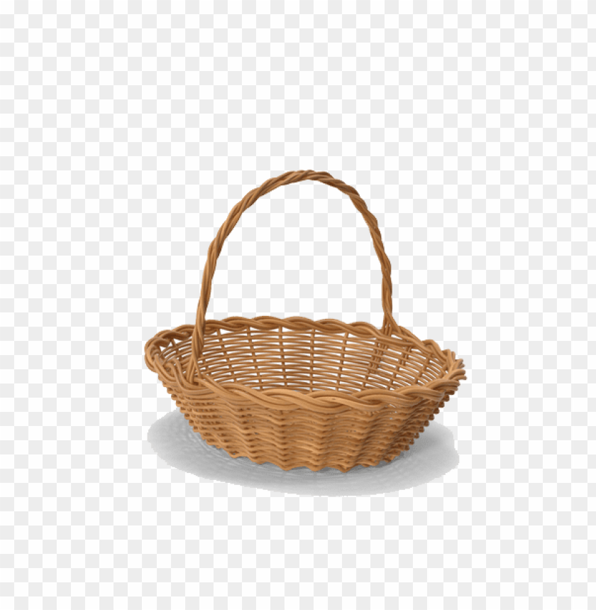 Download empty easter basket pn clipart png photo.