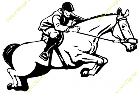 Horse Trail, Silhouette ClipArt ETC, Horseback Riding Trail Ride.