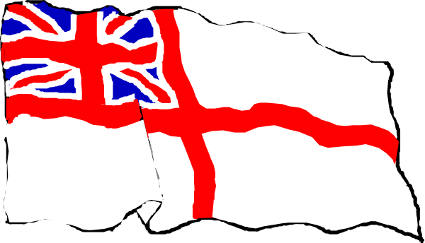 Rough White Ensign Clip Art at Clker.com.