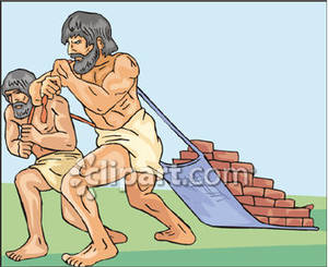 Egypt Slaves Clipart.