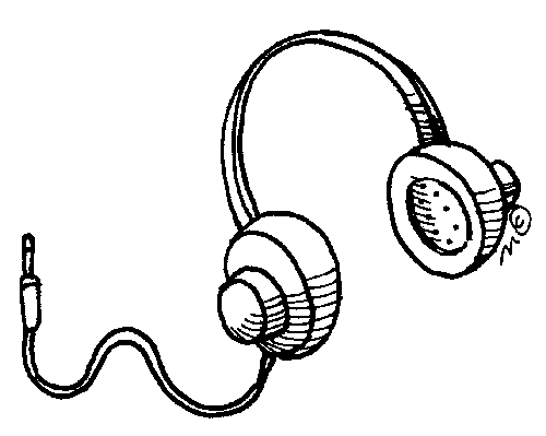 Clip Art Earbuds Clipart.